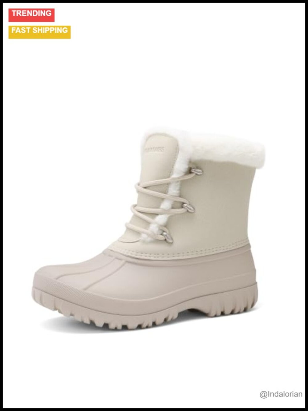 3M Insulated Waterproof Duck Snow Boots Faux Fur Lined